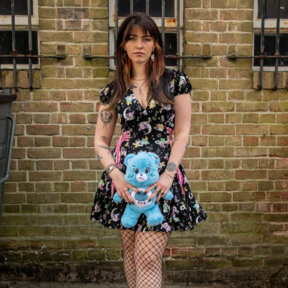 Hell Bunny X Care Bear Roxi Dress (Black)