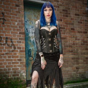 Vixxsin Steam Siren Corset (Black)